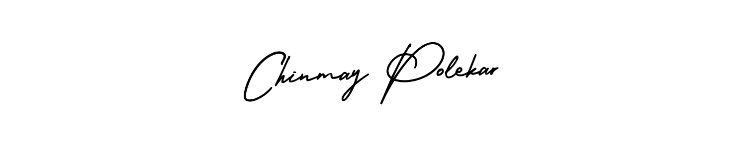 Design your own signature with our free online signature maker. With this signature software, you can create a handwritten (AmerikaSignatureDemo-Regular) signature for name Chinmay Polekar. Chinmay Polekar signature style 3 images and pictures png