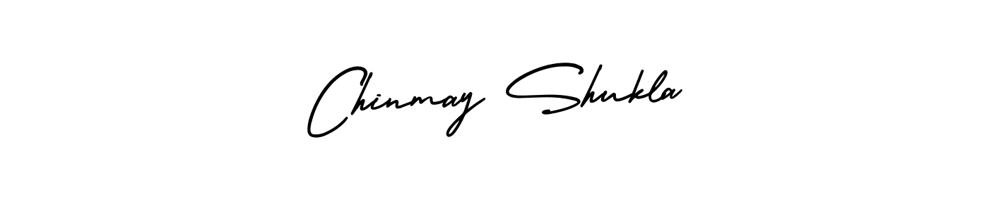 This is the best signature style for the Chinmay Shukla name. Also you like these signature font (AmerikaSignatureDemo-Regular). Mix name signature. Chinmay Shukla signature style 3 images and pictures png