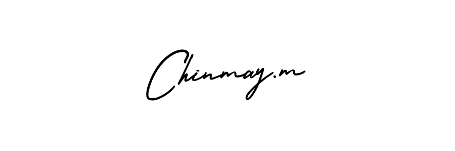 Make a beautiful signature design for name Chinmay.m. Use this online signature maker to create a handwritten signature for free. Chinmay.m signature style 3 images and pictures png