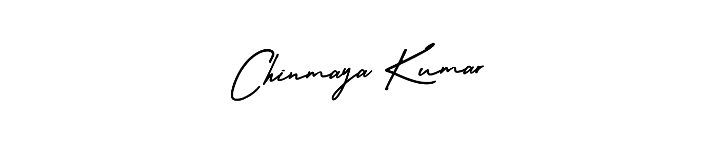 The best way (AmerikaSignatureDemo-Regular) to make a short signature is to pick only two or three words in your name. The name Chinmaya Kumar include a total of six letters. For converting this name. Chinmaya Kumar signature style 3 images and pictures png
