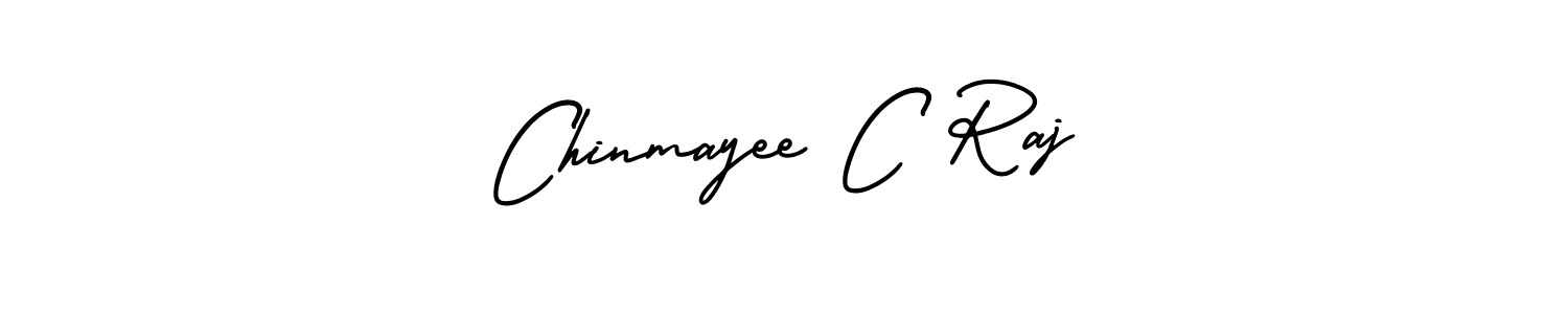 How to make Chinmayee C Raj signature? AmerikaSignatureDemo-Regular is a professional autograph style. Create handwritten signature for Chinmayee C Raj name. Chinmayee C Raj signature style 3 images and pictures png
