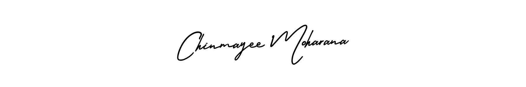 How to make Chinmayee Moharana name signature. Use AmerikaSignatureDemo-Regular style for creating short signs online. This is the latest handwritten sign. Chinmayee Moharana signature style 3 images and pictures png
