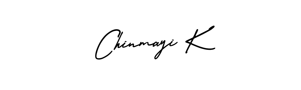 Create a beautiful signature design for name Chinmayi K. With this signature (AmerikaSignatureDemo-Regular) fonts, you can make a handwritten signature for free. Chinmayi K signature style 3 images and pictures png