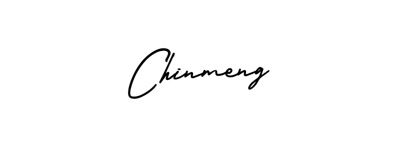 Create a beautiful signature design for name Chinmeng. With this signature (AmerikaSignatureDemo-Regular) fonts, you can make a handwritten signature for free. Chinmeng signature style 3 images and pictures png