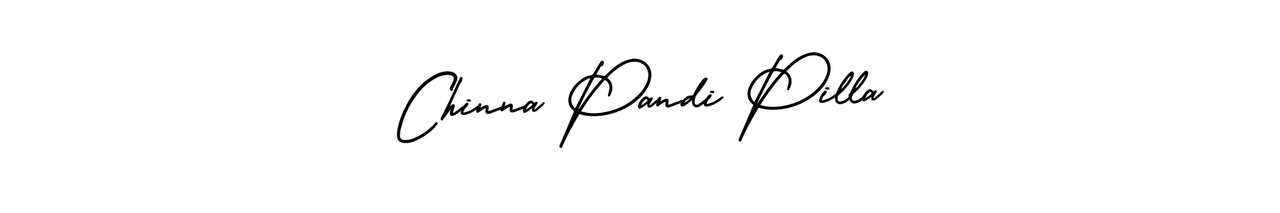 Design your own signature with our free online signature maker. With this signature software, you can create a handwritten (AmerikaSignatureDemo-Regular) signature for name Chinna Pandi Pilla. Chinna Pandi Pilla signature style 3 images and pictures png