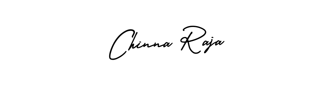 Chinna Raja stylish signature style. Best Handwritten Sign (AmerikaSignatureDemo-Regular) for my name. Handwritten Signature Collection Ideas for my name Chinna Raja. Chinna Raja signature style 3 images and pictures png