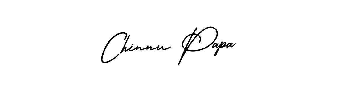 Design your own signature with our free online signature maker. With this signature software, you can create a handwritten (AmerikaSignatureDemo-Regular) signature for name Chinnu Papa. Chinnu Papa signature style 3 images and pictures png