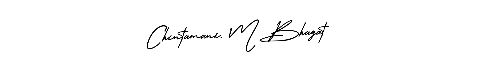 Design your own signature with our free online signature maker. With this signature software, you can create a handwritten (AmerikaSignatureDemo-Regular) signature for name Chintamani. M Bhagat. Chintamani. M Bhagat signature style 3 images and pictures png