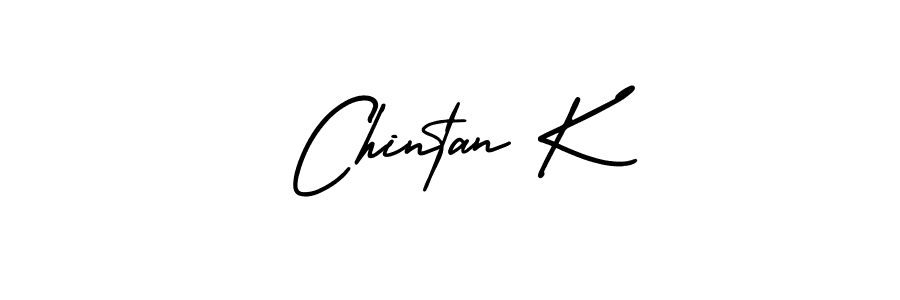 Create a beautiful signature design for name Chintan K. With this signature (AmerikaSignatureDemo-Regular) fonts, you can make a handwritten signature for free. Chintan K signature style 3 images and pictures png