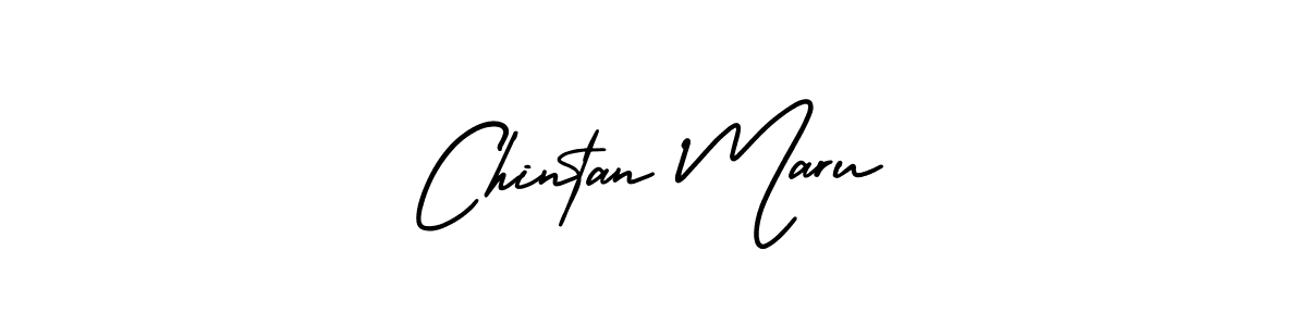 Make a beautiful signature design for name Chintan Maru. With this signature (AmerikaSignatureDemo-Regular) style, you can create a handwritten signature for free. Chintan Maru signature style 3 images and pictures png