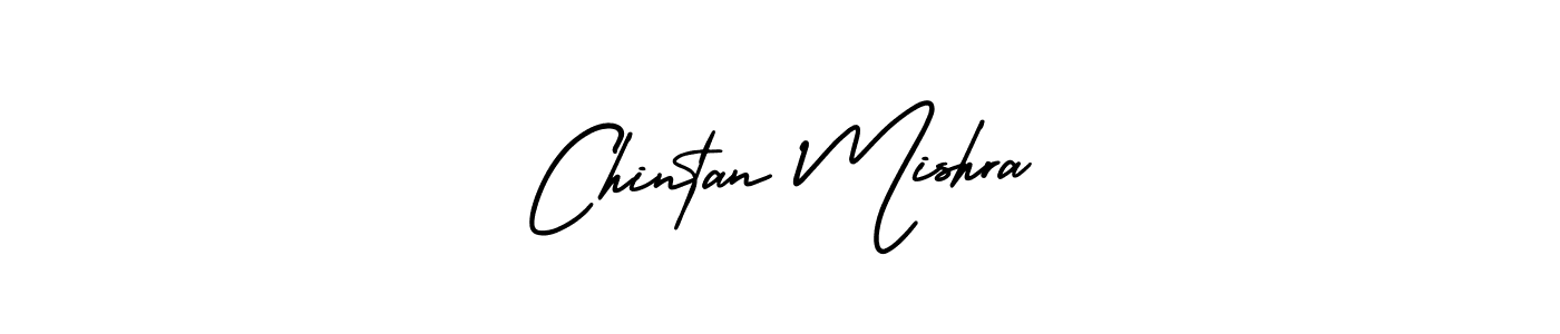 Make a beautiful signature design for name Chintan Mishra. With this signature (AmerikaSignatureDemo-Regular) style, you can create a handwritten signature for free. Chintan Mishra signature style 3 images and pictures png