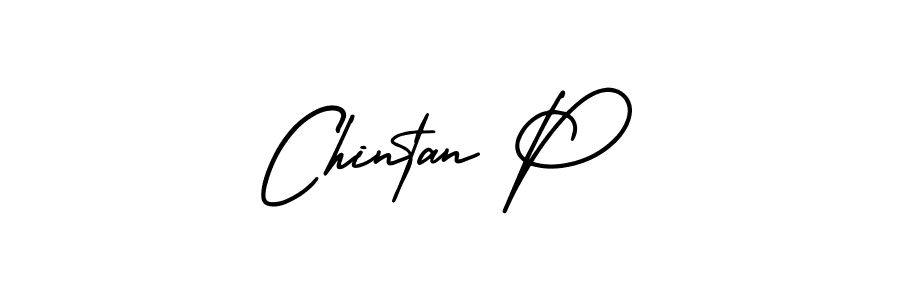 How to Draw Chintan P signature style? AmerikaSignatureDemo-Regular is a latest design signature styles for name Chintan P. Chintan P signature style 3 images and pictures png