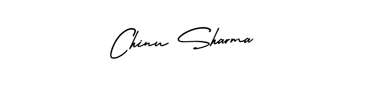 Design your own signature with our free online signature maker. With this signature software, you can create a handwritten (AmerikaSignatureDemo-Regular) signature for name Chinu Sharma. Chinu Sharma signature style 3 images and pictures png