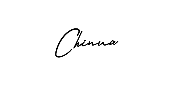 How to make Chinua signature? AmerikaSignatureDemo-Regular is a professional autograph style. Create handwritten signature for Chinua name. Chinua signature style 3 images and pictures png