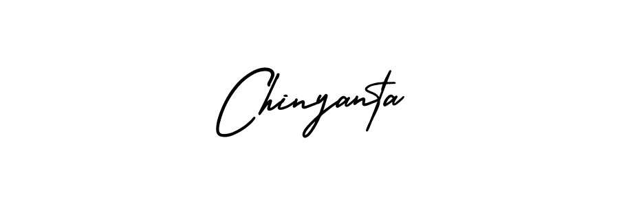Use a signature maker to create a handwritten signature online. With this signature software, you can design (AmerikaSignatureDemo-Regular) your own signature for name Chinyanta. Chinyanta signature style 3 images and pictures png