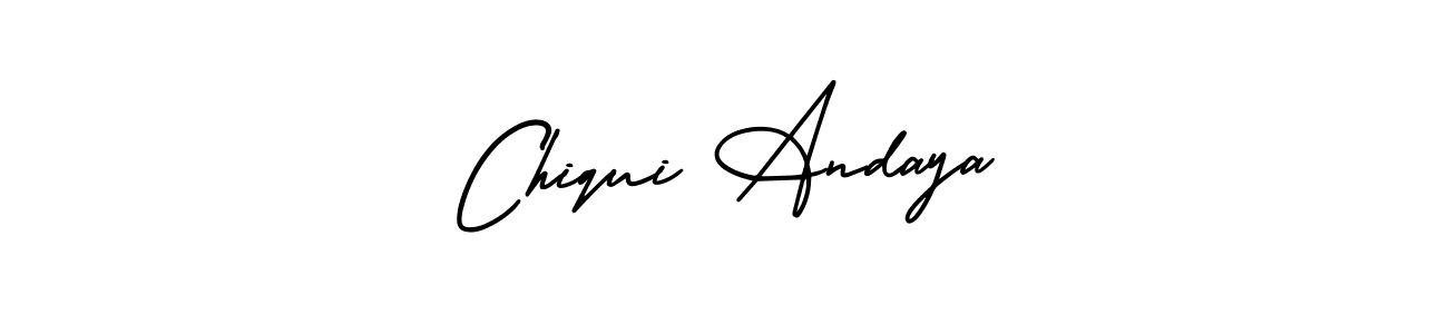 Similarly AmerikaSignatureDemo-Regular is the best handwritten signature design. Signature creator online .You can use it as an online autograph creator for name Chiqui Andaya. Chiqui Andaya signature style 3 images and pictures png