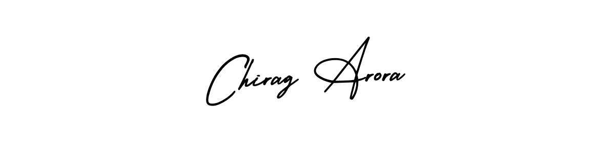 How to Draw Chirag Arora signature style? AmerikaSignatureDemo-Regular is a latest design signature styles for name Chirag Arora. Chirag Arora signature style 3 images and pictures png