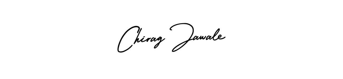 How to Draw Chirag Jawale signature style? AmerikaSignatureDemo-Regular is a latest design signature styles for name Chirag Jawale. Chirag Jawale signature style 3 images and pictures png