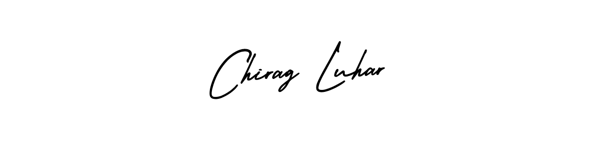 Similarly AmerikaSignatureDemo-Regular is the best handwritten signature design. Signature creator online .You can use it as an online autograph creator for name Chirag Luhar. Chirag Luhar signature style 3 images and pictures png