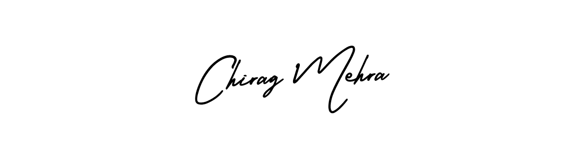How to make Chirag Mehra name signature. Use AmerikaSignatureDemo-Regular style for creating short signs online. This is the latest handwritten sign. Chirag Mehra signature style 3 images and pictures png