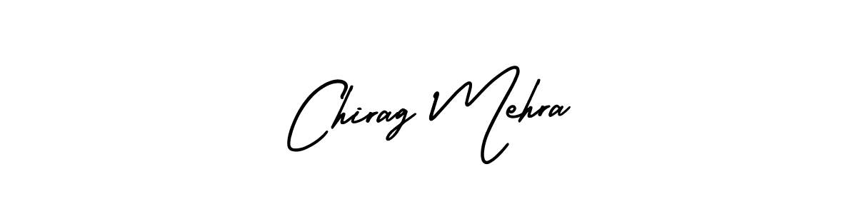 How to make Chirag Mehra name signature. Use AmerikaSignatureDemo-Regular style for creating short signs online. This is the latest handwritten sign. Chirag Mehra signature style 3 images and pictures png