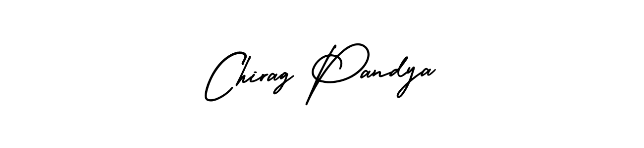 This is the best signature style for the Chirag Pandya name. Also you like these signature font (AmerikaSignatureDemo-Regular). Mix name signature. Chirag Pandya signature style 3 images and pictures png