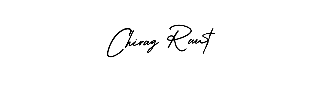 Make a beautiful signature design for name Chirag Raut. Use this online signature maker to create a handwritten signature for free. Chirag Raut signature style 3 images and pictures png