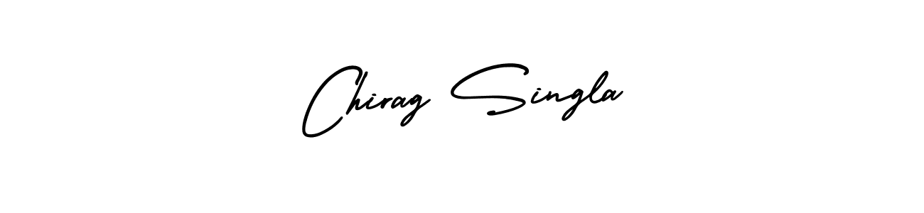 Make a beautiful signature design for name Chirag Singla. With this signature (AmerikaSignatureDemo-Regular) style, you can create a handwritten signature for free. Chirag Singla signature style 3 images and pictures png