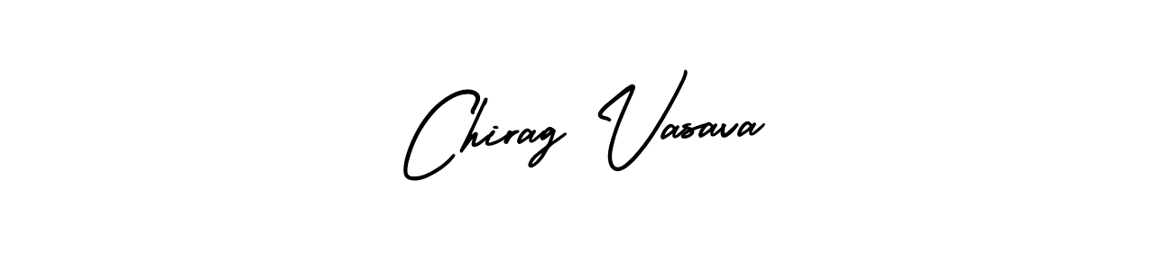 It looks lik you need a new signature style for name Chirag Vasava. Design unique handwritten (AmerikaSignatureDemo-Regular) signature with our free signature maker in just a few clicks. Chirag Vasava signature style 3 images and pictures png