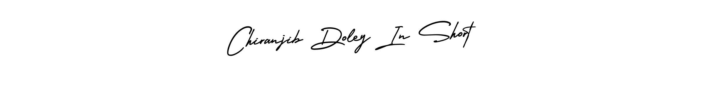 The best way (AmerikaSignatureDemo-Regular) to make a short signature is to pick only two or three words in your name. The name Chiranjib Doley In Short include a total of six letters. For converting this name. Chiranjib Doley In Short signature style 3 images and pictures png