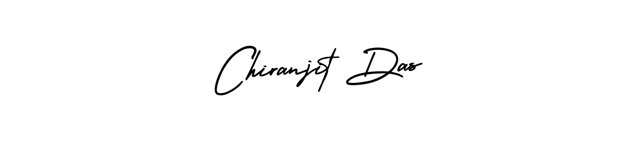 You should practise on your own different ways (AmerikaSignatureDemo-Regular) to write your name (Chiranjit Das) in signature. don't let someone else do it for you. Chiranjit Das signature style 3 images and pictures png