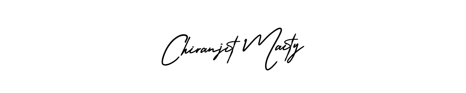 How to make Chiranjit Maity signature? AmerikaSignatureDemo-Regular is a professional autograph style. Create handwritten signature for Chiranjit Maity name. Chiranjit Maity signature style 3 images and pictures png