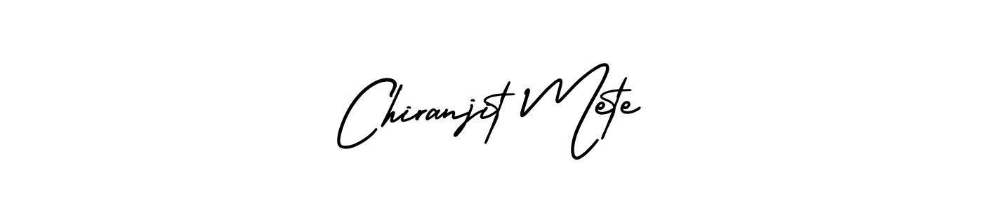 AmerikaSignatureDemo-Regular is a professional signature style that is perfect for those who want to add a touch of class to their signature. It is also a great choice for those who want to make their signature more unique. Get Chiranjit Mete name to fancy signature for free. Chiranjit Mete signature style 3 images and pictures png