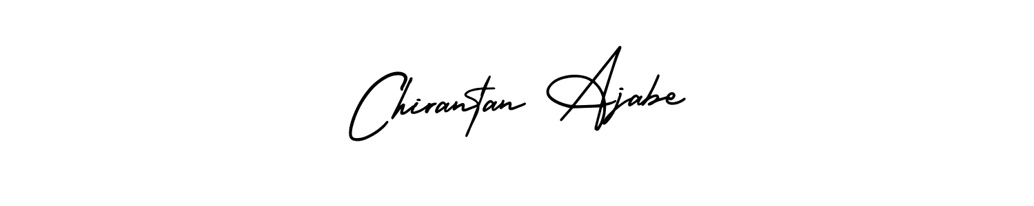Make a beautiful signature design for name Chirantan Ajabe. With this signature (AmerikaSignatureDemo-Regular) style, you can create a handwritten signature for free. Chirantan Ajabe signature style 3 images and pictures png