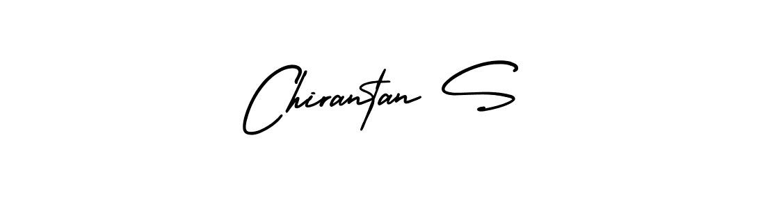 How to make Chirantan S signature? AmerikaSignatureDemo-Regular is a professional autograph style. Create handwritten signature for Chirantan S name. Chirantan S signature style 3 images and pictures png