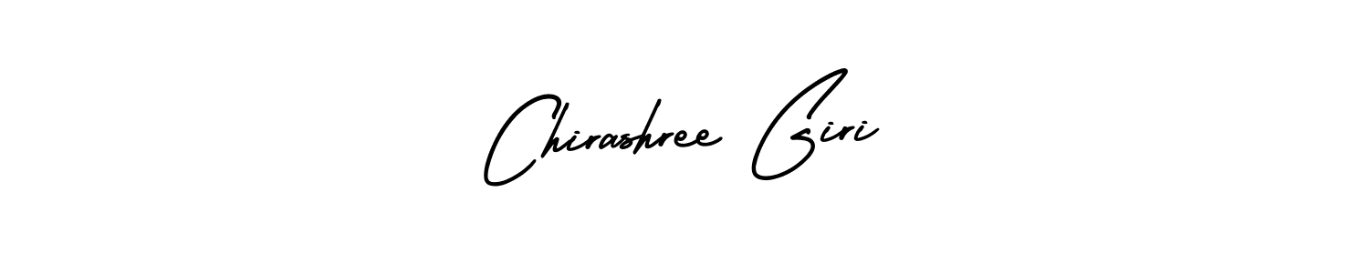 Also You can easily find your signature by using the search form. We will create Chirashree Giri name handwritten signature images for you free of cost using AmerikaSignatureDemo-Regular sign style. Chirashree Giri signature style 3 images and pictures png