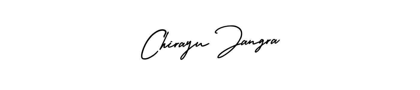 How to make Chirayu Jangra signature? AmerikaSignatureDemo-Regular is a professional autograph style. Create handwritten signature for Chirayu Jangra name. Chirayu Jangra signature style 3 images and pictures png