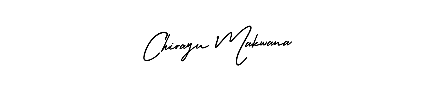 It looks lik you need a new signature style for name Chirayu Makwana. Design unique handwritten (AmerikaSignatureDemo-Regular) signature with our free signature maker in just a few clicks. Chirayu Makwana signature style 3 images and pictures png
