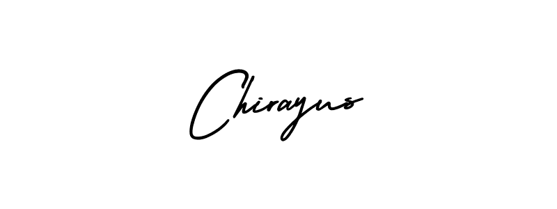 Create a beautiful signature design for name Chirayus. With this signature (AmerikaSignatureDemo-Regular) fonts, you can make a handwritten signature for free. Chirayus signature style 3 images and pictures png