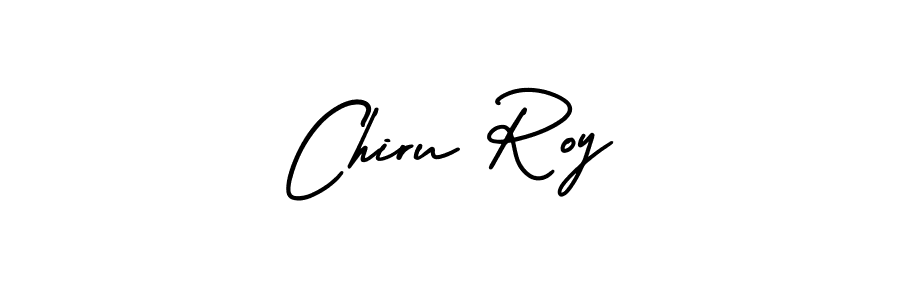 Create a beautiful signature design for name Chiru Roy. With this signature (AmerikaSignatureDemo-Regular) fonts, you can make a handwritten signature for free. Chiru Roy signature style 3 images and pictures png