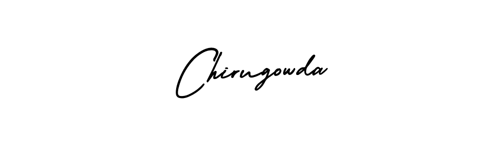 Use a signature maker to create a handwritten signature online. With this signature software, you can design (AmerikaSignatureDemo-Regular) your own signature for name Chirugowda. Chirugowda signature style 3 images and pictures png