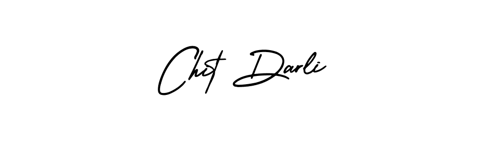Design your own signature with our free online signature maker. With this signature software, you can create a handwritten (AmerikaSignatureDemo-Regular) signature for name Chit Darli. Chit Darli signature style 3 images and pictures png