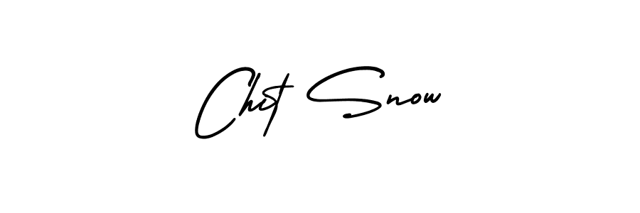 It looks lik you need a new signature style for name Chit Snow. Design unique handwritten (AmerikaSignatureDemo-Regular) signature with our free signature maker in just a few clicks. Chit Snow signature style 3 images and pictures png