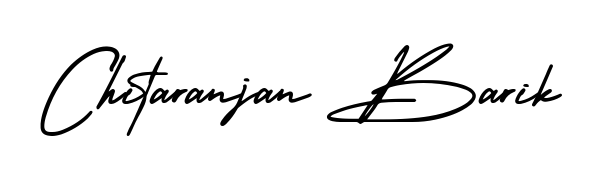 A timeless handwritten aesthetic for Chitaranjan Barik. The AmerikaSignatureDemo-Regular font gives your signature a handcrafted feel with natural curves. Chitaranjan Barik signature style 3 images and pictures png