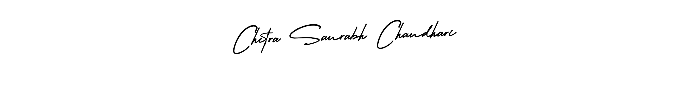 Make a beautiful signature design for name Chitra Saurabh Chaudhari. With this signature (AmerikaSignatureDemo-Regular) style, you can create a handwritten signature for free. Chitra Saurabh Chaudhari signature style 3 images and pictures png