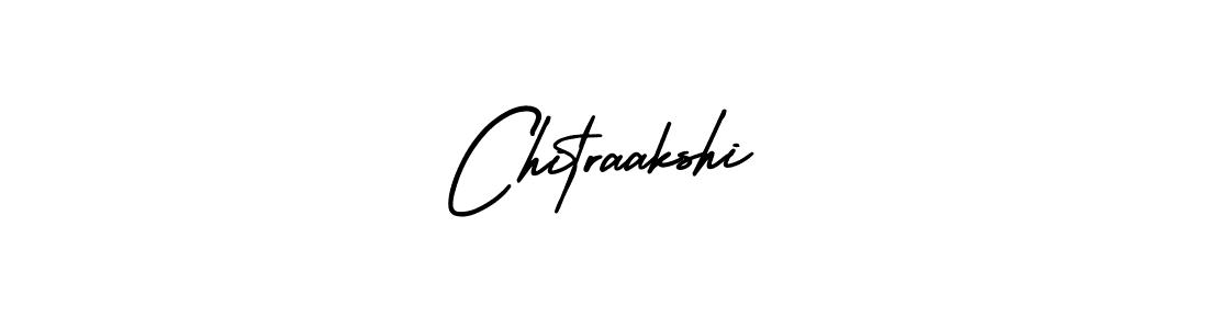 You should practise on your own different ways (AmerikaSignatureDemo-Regular) to write your name (Chitraakshi) in signature. don't let someone else do it for you. Chitraakshi signature style 3 images and pictures png