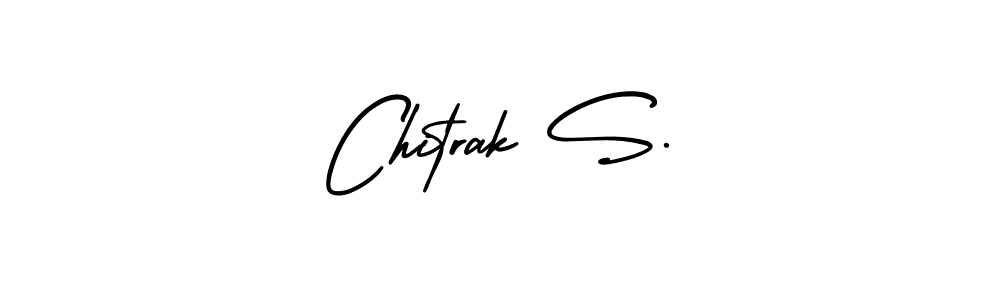 How to make Chitrak S. signature? AmerikaSignatureDemo-Regular is a professional autograph style. Create handwritten signature for Chitrak S. name. Chitrak S. signature style 3 images and pictures png