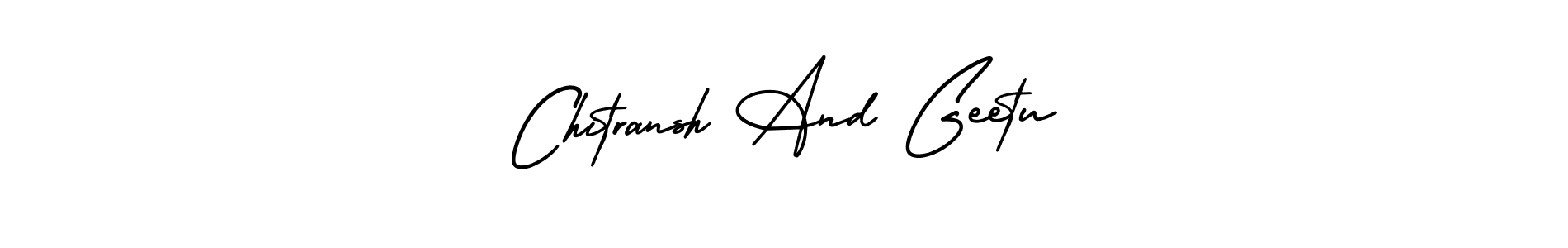 Also You can easily find your signature by using the search form. We will create Chitransh And Geetu name handwritten signature images for you free of cost using AmerikaSignatureDemo-Regular sign style. Chitransh And Geetu signature style 3 images and pictures png