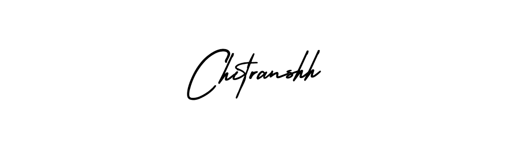The best way (AmerikaSignatureDemo-Regular) to make a short signature is to pick only two or three words in your name. The name Chitranshh include a total of six letters. For converting this name. Chitranshh signature style 3 images and pictures png