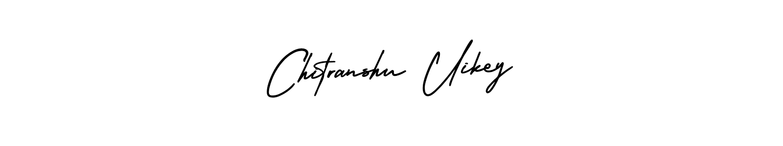 Design your own signature with our free online signature maker. With this signature software, you can create a handwritten (AmerikaSignatureDemo-Regular) signature for name Chitranshu Uikey. Chitranshu Uikey signature style 3 images and pictures png